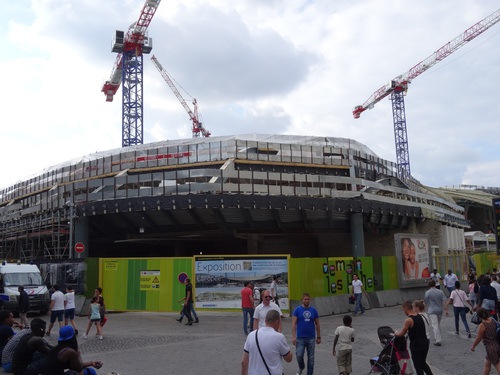 Paris: le çantier des Halles