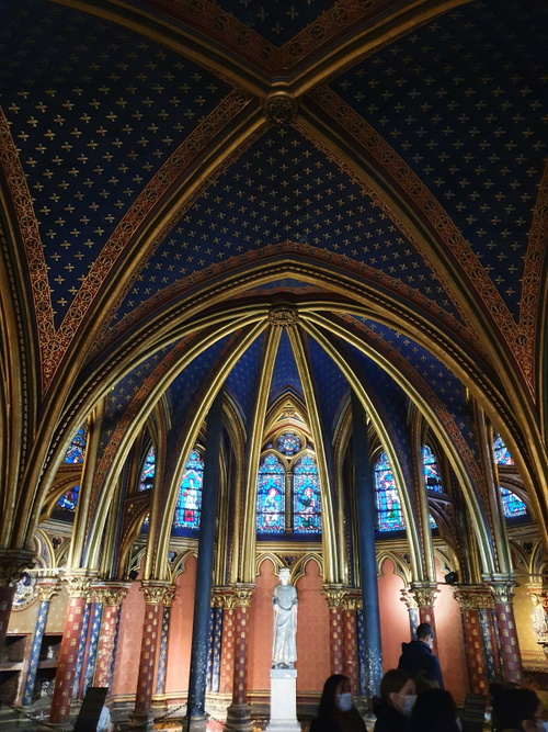 La Sainte Chapelle à Paris.