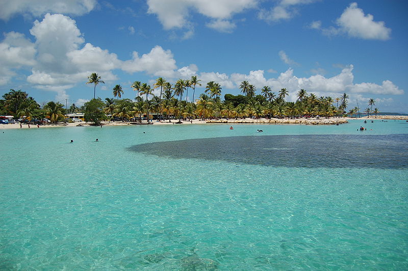 Plage à Saint-Anne, Grande-Terre, Guadeloupe