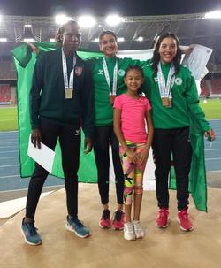 2023 Jeux Panarabes à Oran - Benhadja Afaf Médaillée d'Or en Heptathlon 