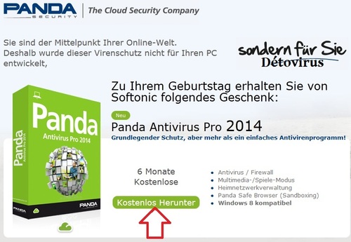 Panda Antivirus Pro 2014 - Licence 6 mois gratuits