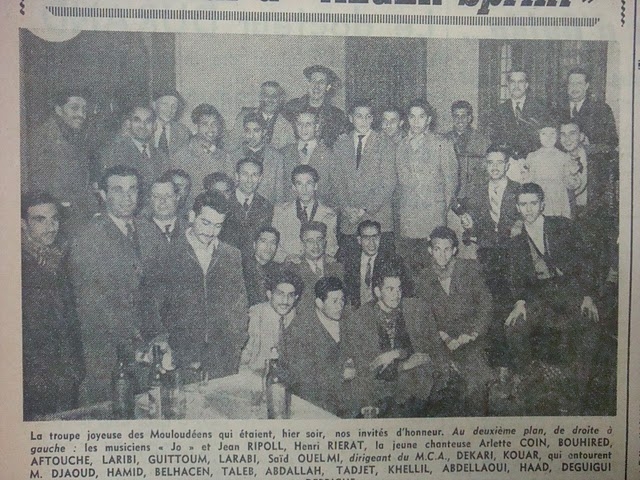 18.1.1954 MCA à l'honneur