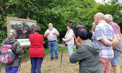 Inauguration de la promenade Léon Frederic à Nafraiture