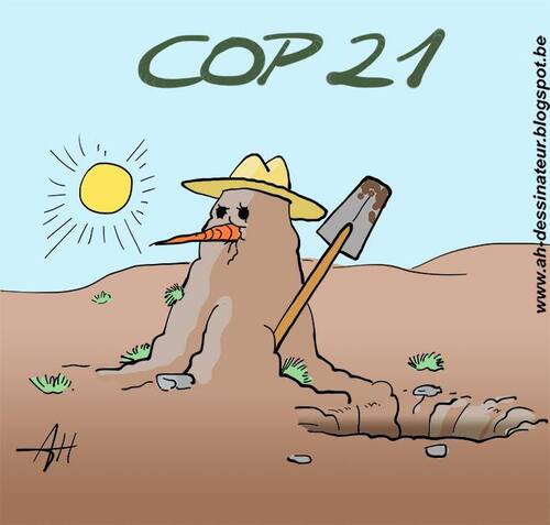 * LA COP 21 VUE PAR LES CARICATURISTES