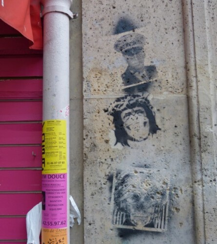 street-art pochoir Montmartre 3