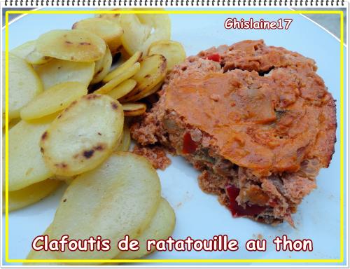 Clafoutis de ratatouille au thon