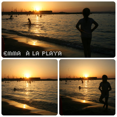 Blog de poupetteasonpapa :Nos trésors...Emma et Raphaël  ....., Emma à la playa !!
