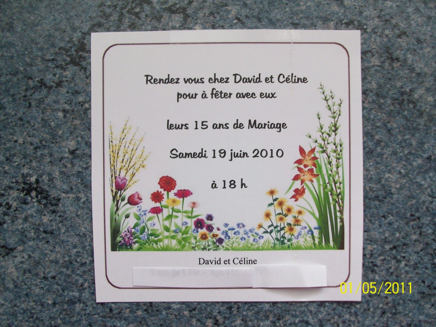 15 ans de mariage