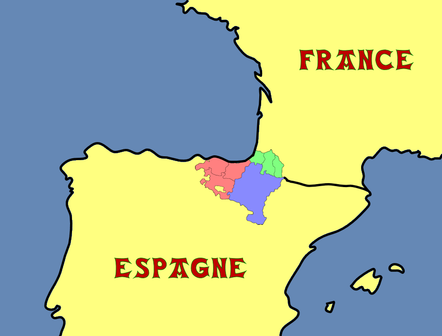 pays basque français et espagnol