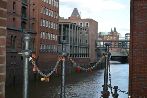 Balade dans le quartier des Entrepôts à Hambourg