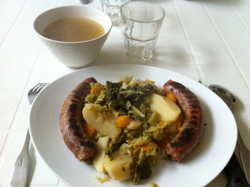 Potée de légumes et Toulouse Daïdeur