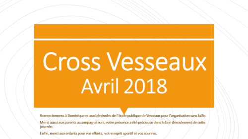 Cross Vesseaux - Avril 2018