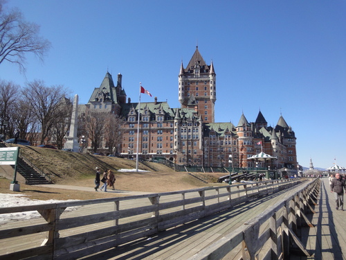 Chateau Frontenac from the esplanade