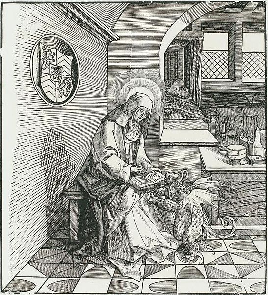 Sainte Madelberte. Fille de sainte Waudru († 705)