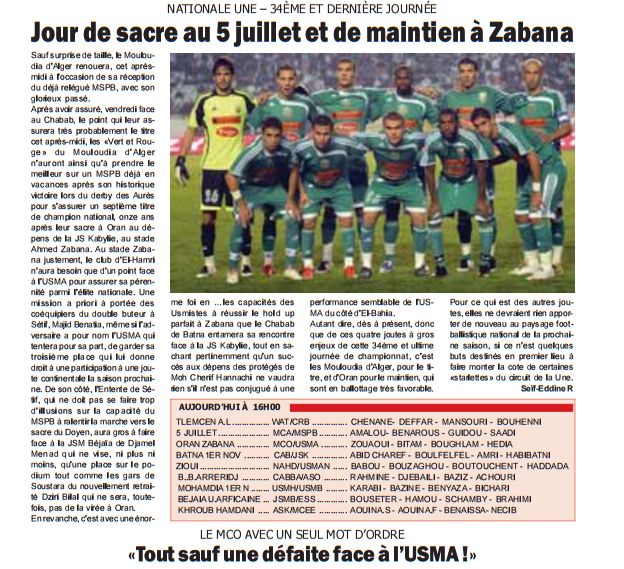 Lundi 31.5.2010 stade 