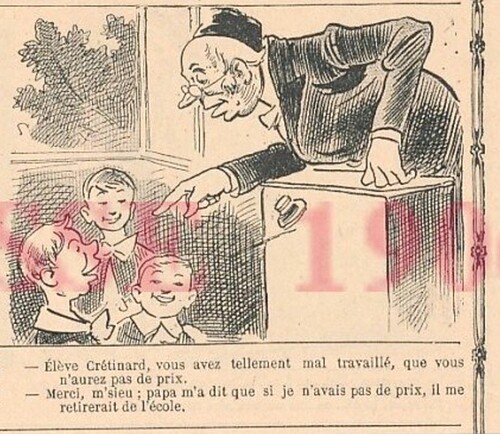 Du droit des écoliers à la paresse 13/19 (Dessins 1900-1910)