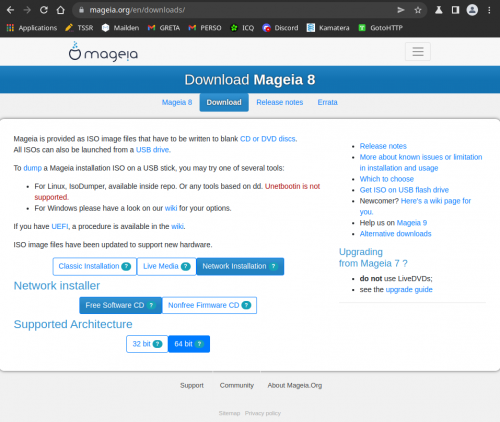 Installation d'un Serveur sous Mageia 8