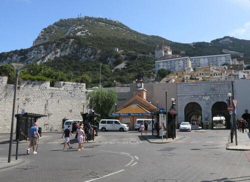 Trajet du terminal de croisière à Market Place à Gibraltar