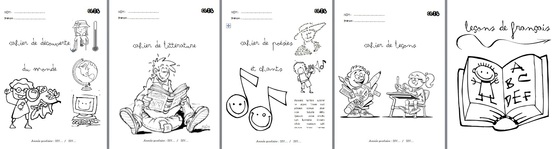 pages de garde (clis) + intercalaires