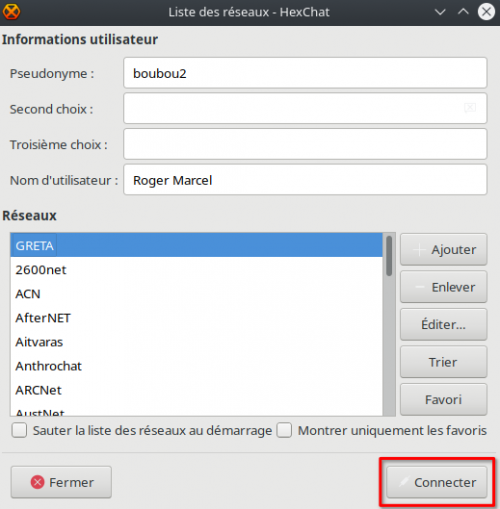 Installer et Configurer HexChat pour accéder au salon TSSR