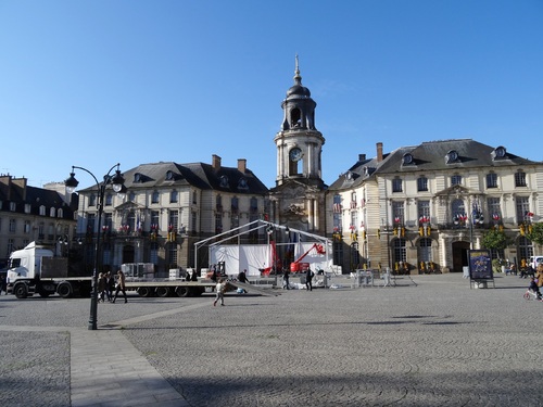 Rennes: autour de l'Hôtel de ville (photos)