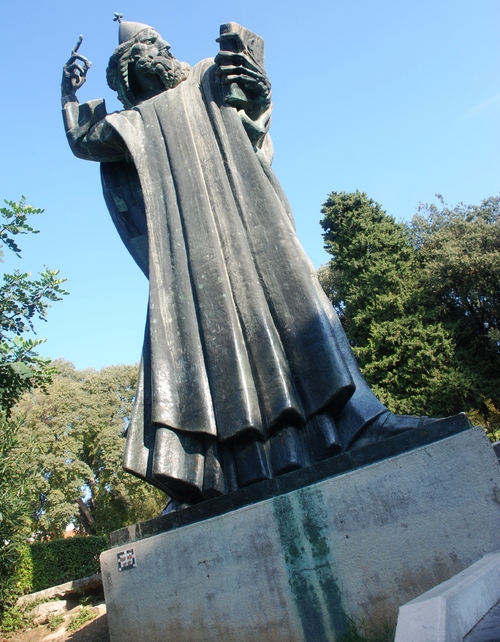 La statue de Grégoire de Nin à Split