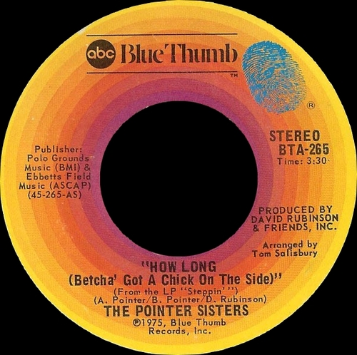 The Pointer Sisters : " Steppin' " abc Blue Thumb Records BTSD-6021 [ US ]