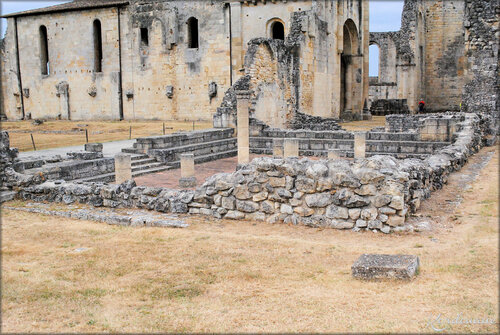 Photo salle capitulaire de l'Abbaye de la Sauve Majeure