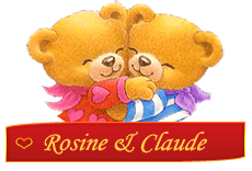 713 - Couple ours, amour, amitié, saint Valentin, signature