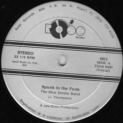 The Blue Denim Band - Spunk In The Funk