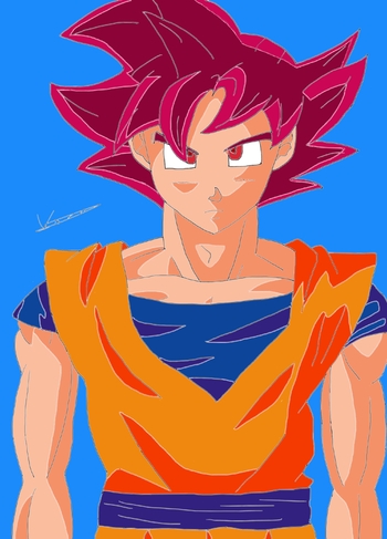 Goku Super Saiyan Divin