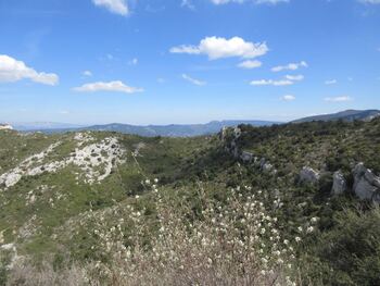 Vue vers le Mont Aurélien et la Ste Victoire