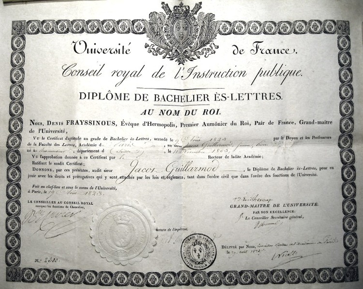 XXVI. Les diplômes de la nouvelle École de Droit de Paris