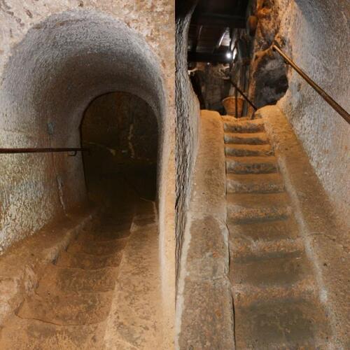 La Grotte souterraine étrusque à Bagnoregio 