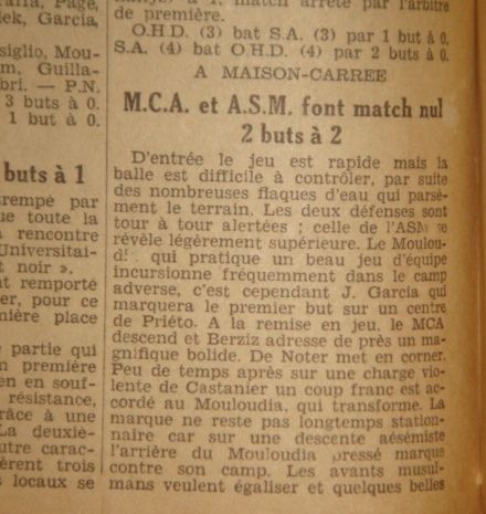 Dimanche 14.2.1932 MCA-AS Montpensier 2-2