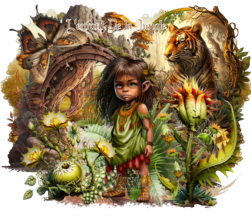 Votre galerie pour le défi:"L'enfant de la Jungle".