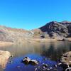 Arrivée au déversoir du lac de Montoliu (2373 m)