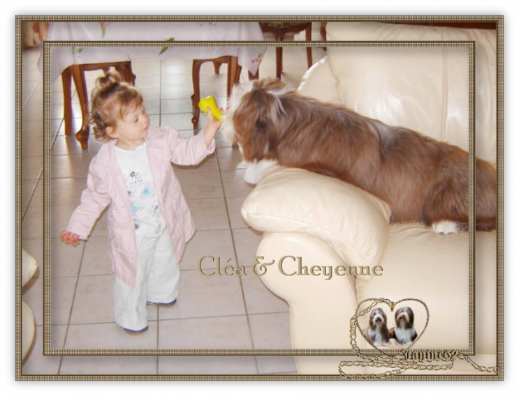 Athos & Cheyenne et leur copine Cléa 