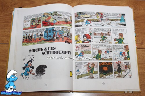 Planches de BD "Sophie et les Schtroumpfs" - BD "Cette Sacrée Sophie" T.12