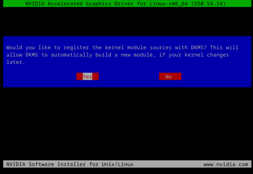 Installer le driver NVIDIA