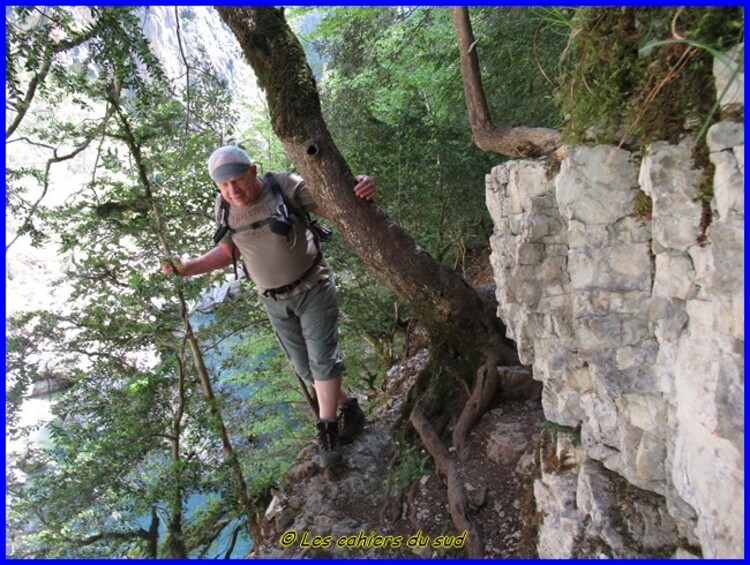 Gorges du Verdon, le sentier de l'Imbut