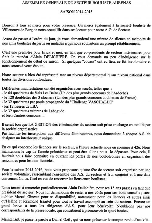 une minute avant la rencontre