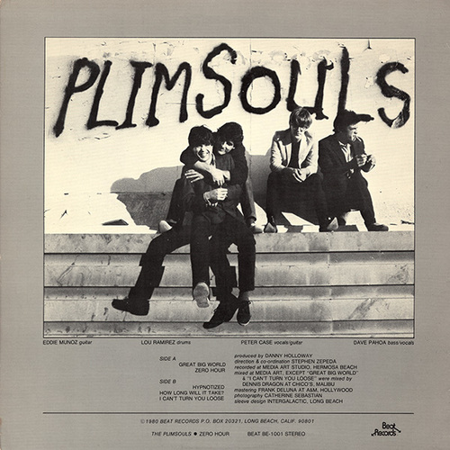 Les SINGLéS # 69: The Plimsouls - Zero Hour EP (1980)