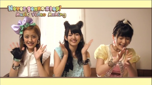 Buono! "Never gonna stop" Making-of Screenshots