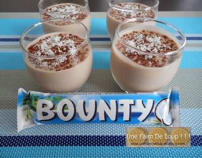 Crème dessert au Bounty