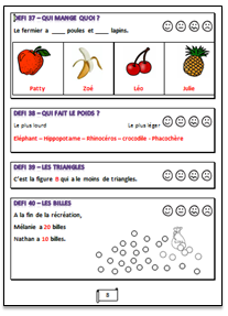 Rallye de maths pour les CP