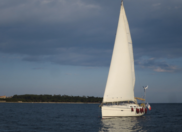 Première sortie aux îles avec l'éolienne