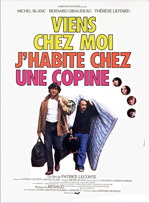 VIENS CHEZ MOI J'hABITE CHEZ UNE COPINE BOX OFFICE FRANCE 1981