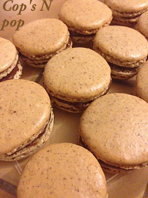 Macarons noisette au Nutella