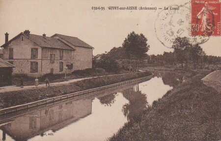 Givry sur Aisne (08) carte postale